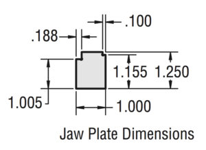 Kurt Double Step Jaw Plate(MX350-236)