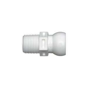 59864-W White -3/8 NPT Connector Pack of 50