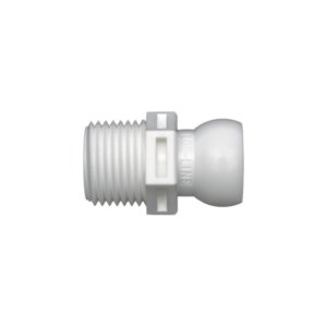 59865-W White 1/2 NPT Connector Pack of 50