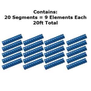 89220 – 2-1/2″ Vacuum Hose 20pc (1 ft Segments)