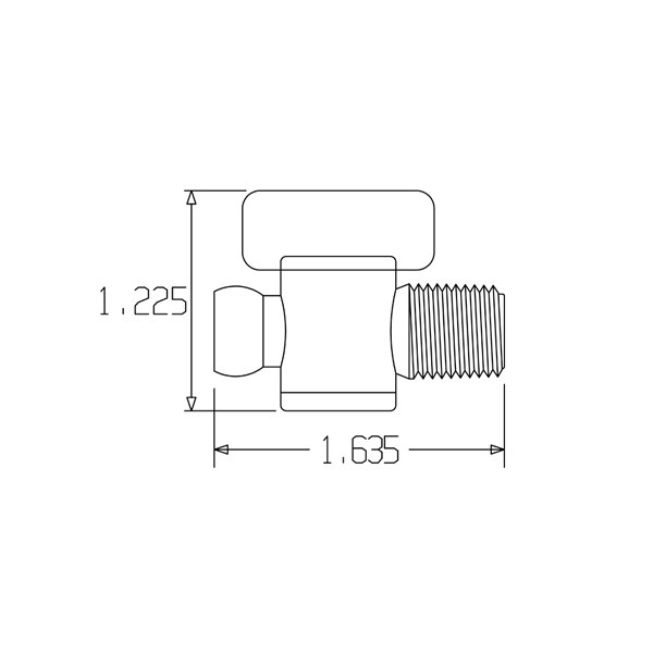21192 – 1/4″ Male NPT Valve – Pack of 2