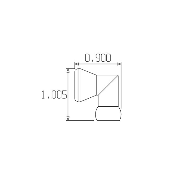 41415 – 1/4″ Elbow – Pack of 2