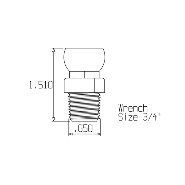 51804 – 3/8″ NPT Connector – Pack of 4