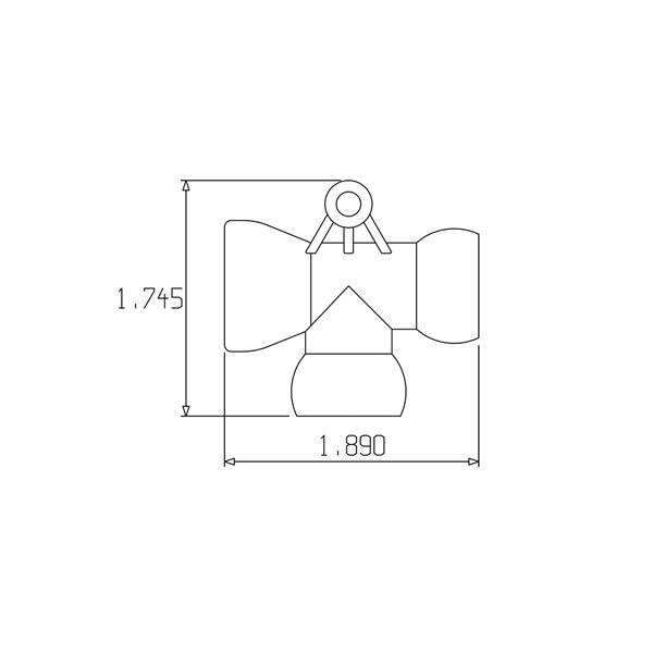51825 – 1/2″ T – Pack of 2