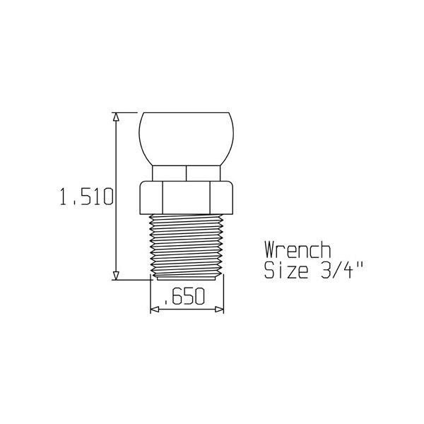 51826 – 3/8″ BSPT Connector – Pack of 4
