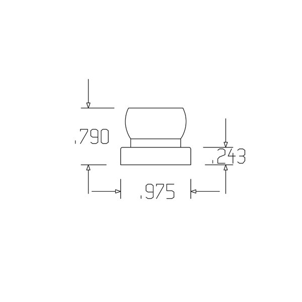51895 – 1/2″ Fixed Mount – Pack of 2