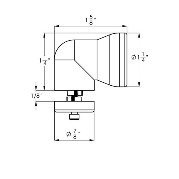 60531 – Shield Mounting Elbow W/Washer&Screw – Pack of 2