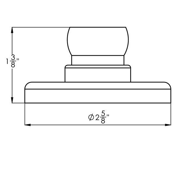 60532 – 3/4″ Magnetic Base – Pack of 1