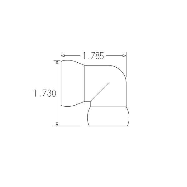 61515 – 3/4″ Elbow – Pack of 2