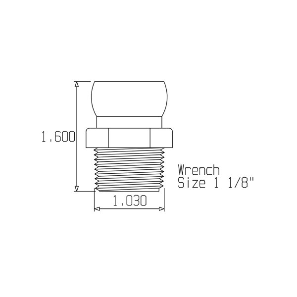 61505 – 3/4″ NPT Connector – Pack of 4