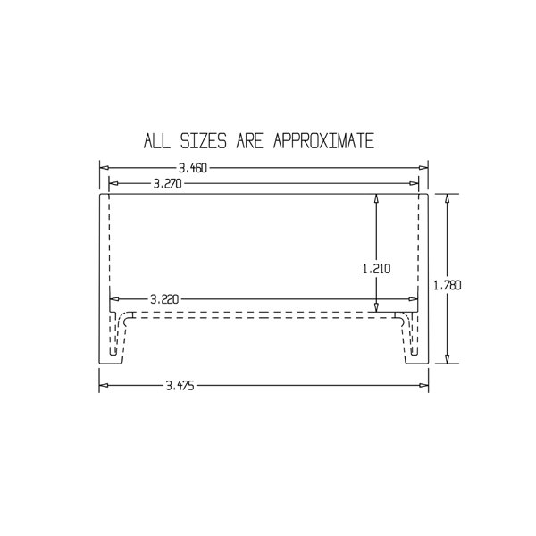 81206 – 3″ PVC Sch. 30&40 Adapter – 1pc