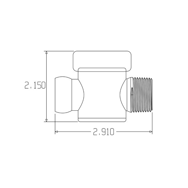 61516 – 3/4″ Male NPT Valve – Pack of 2