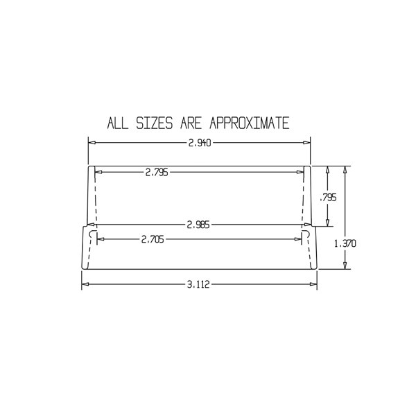 89227 – 3″ Sheet Metal Duct Adapter – Pack of 10