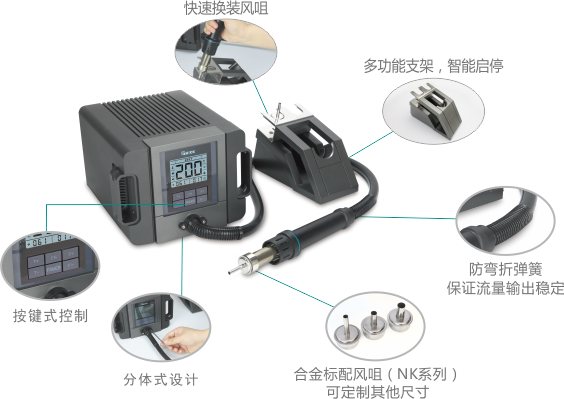 TR1300A 智能热风拆焊台