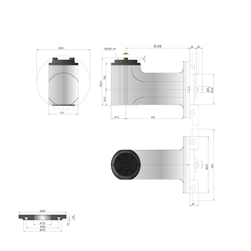 Modular Line & P-Modular Line Angle Heads