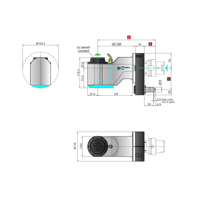 Smart Change Line Angle Heads