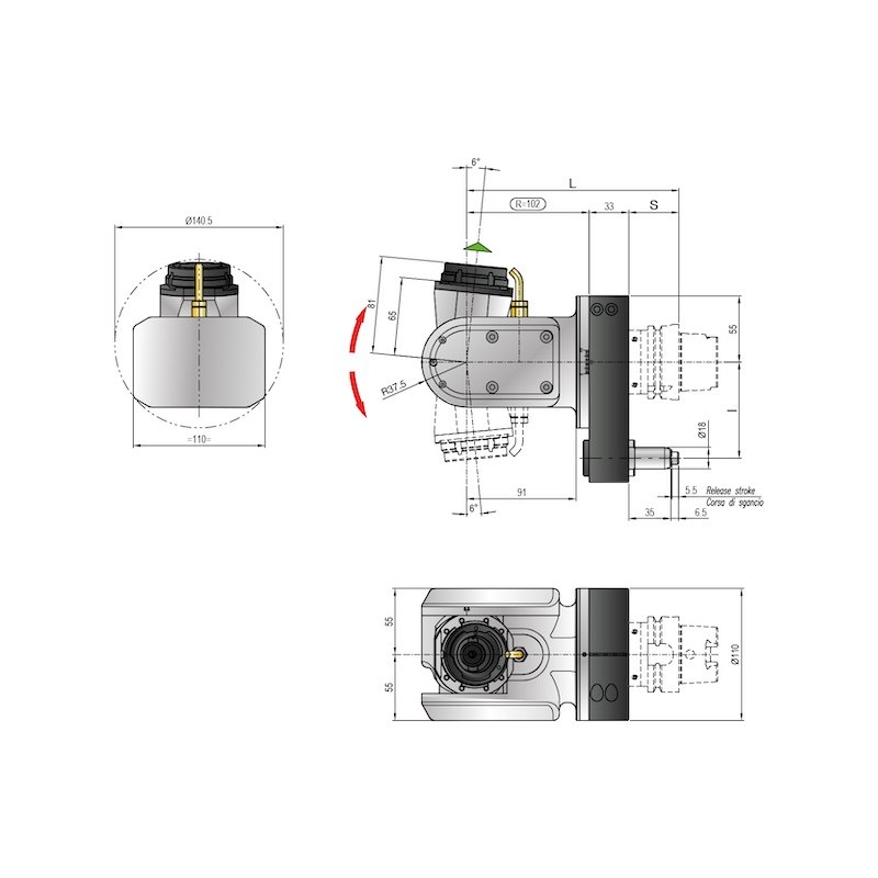 Smart Change Line Angle Heads