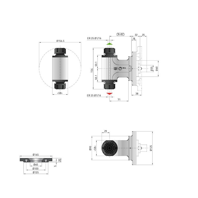 Modular Line & P-Modular Line Angle Heads