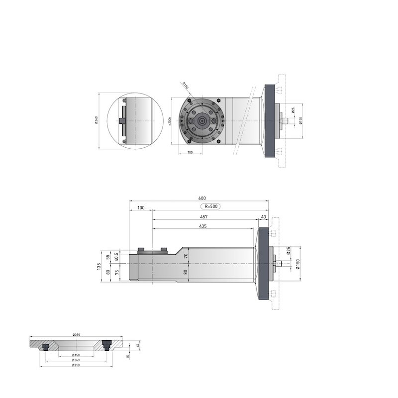 Modular Line & P-Modular Line Angle Heads