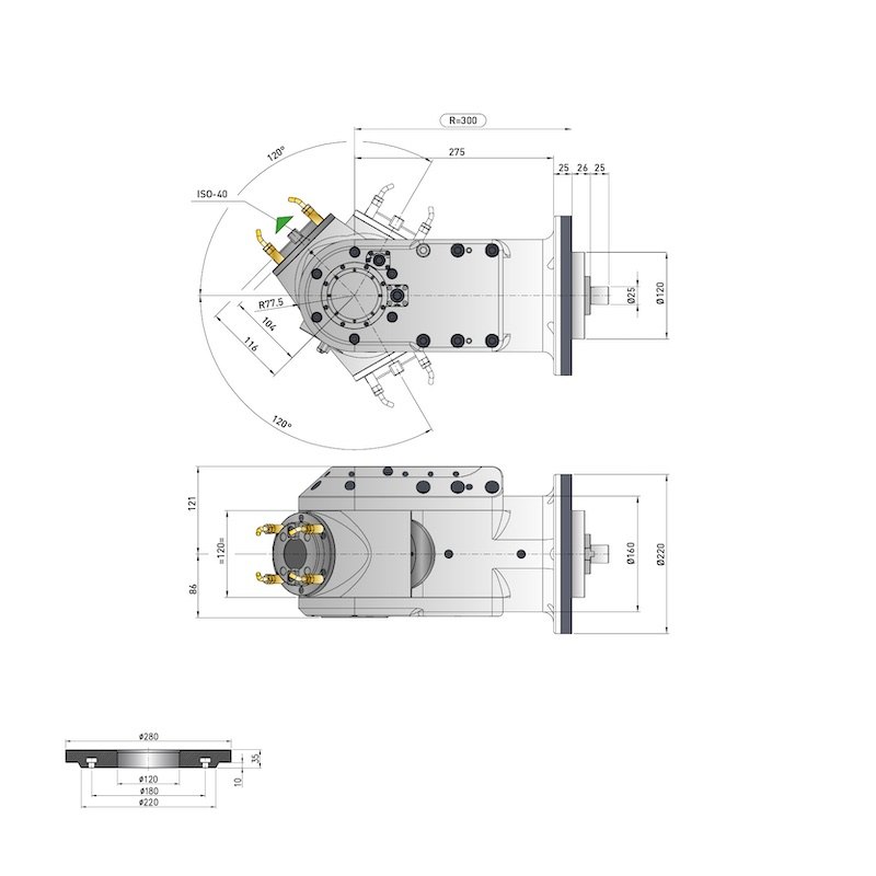 Modular Line & P-Modular Line Angle Heads
