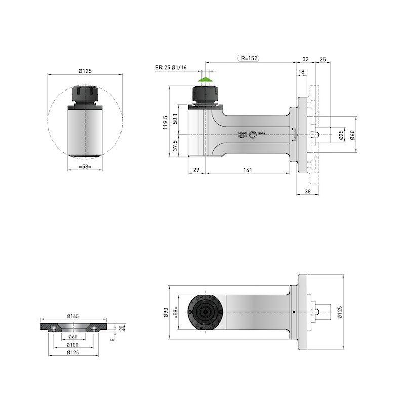 Modular Line & P-Modular Line Angle Heads
