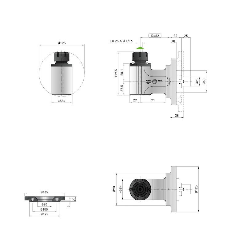 Modular Line & P-Modular Line Angle Heads