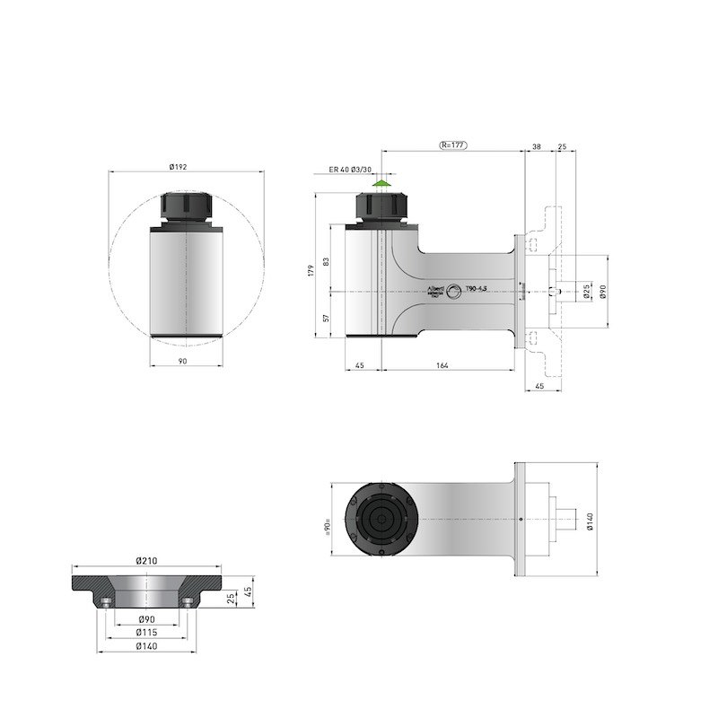 Modular Line & P-Modular Line Angle Heads