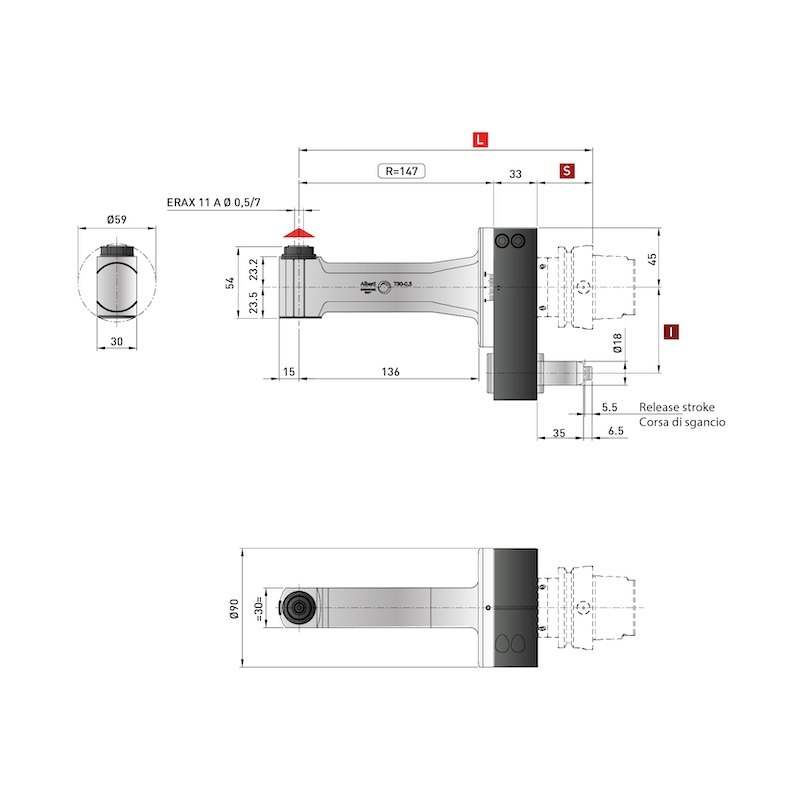 Control Line High Rigidity Angle Heads