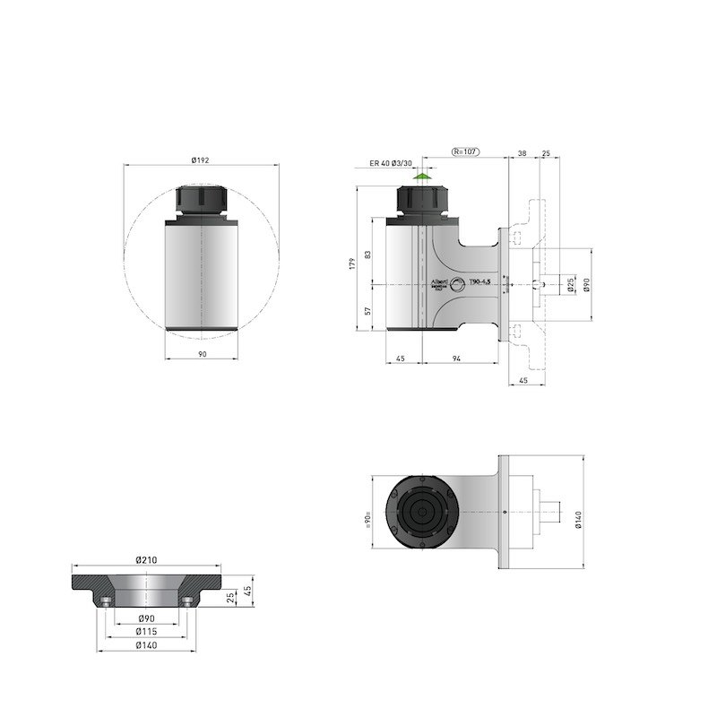 Modular Line & P-Modular Line Angle Heads