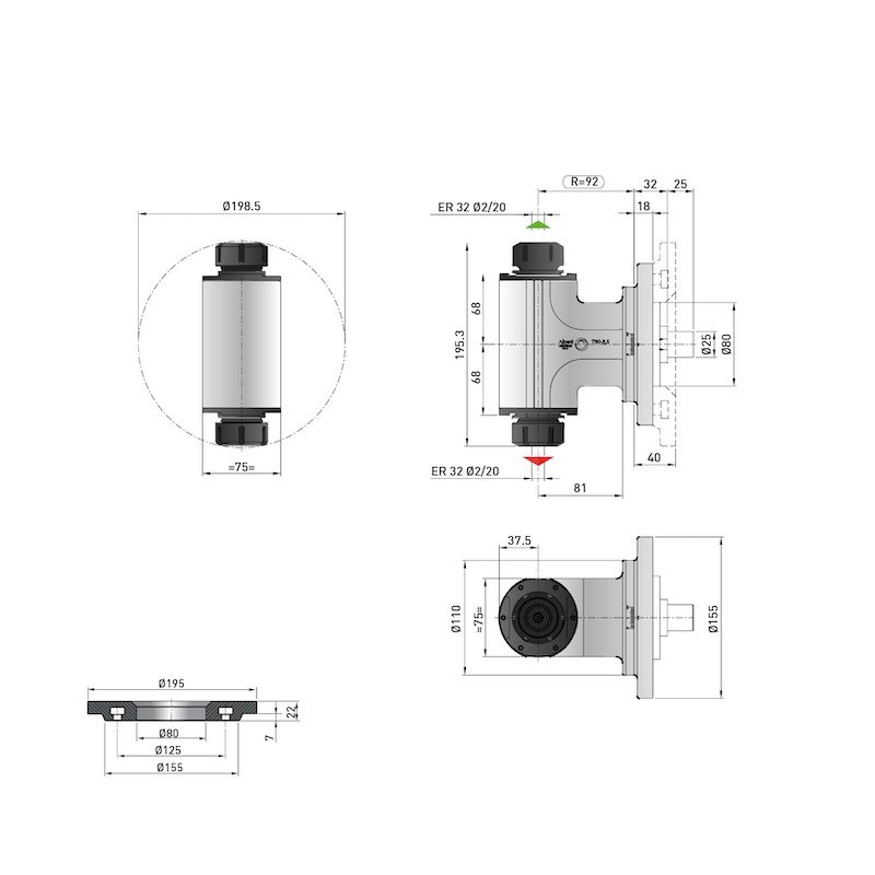 Modular Line & P-Modular Line Angle Heads