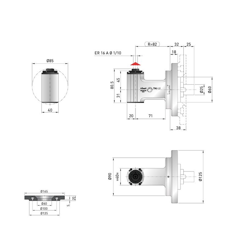 Modular Line & P-Modular Line Angle Heads