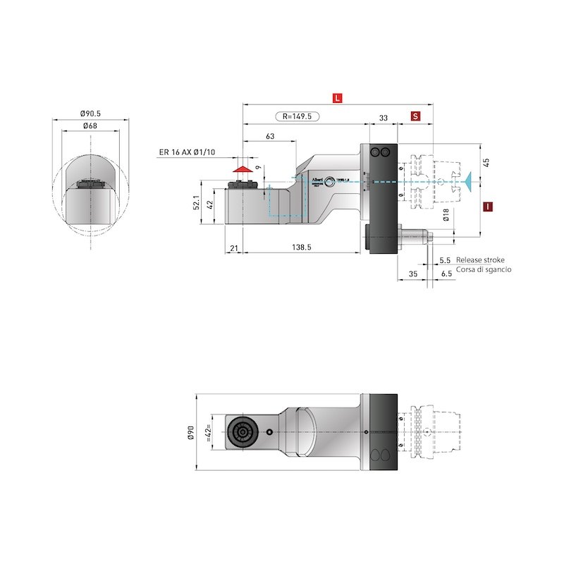 Control Line High Rigidity Angle Heads